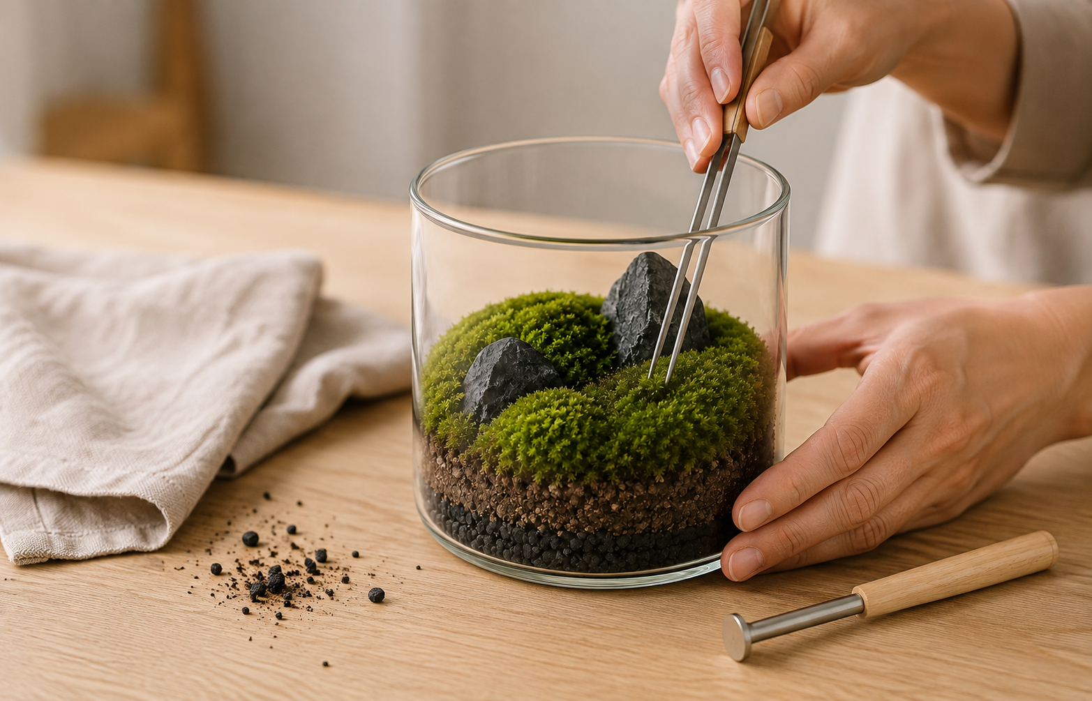Built by hand. Designed to settle in.